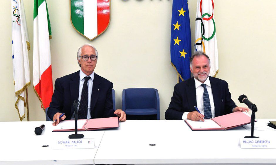 Siglato protocollo Ministero Turismo e Coni per la crescita del Paese