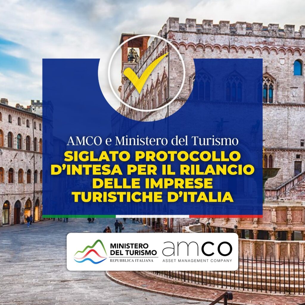 MiTur e AMCO siglano protocollo per il rilancio delle imprese turistiche italiane