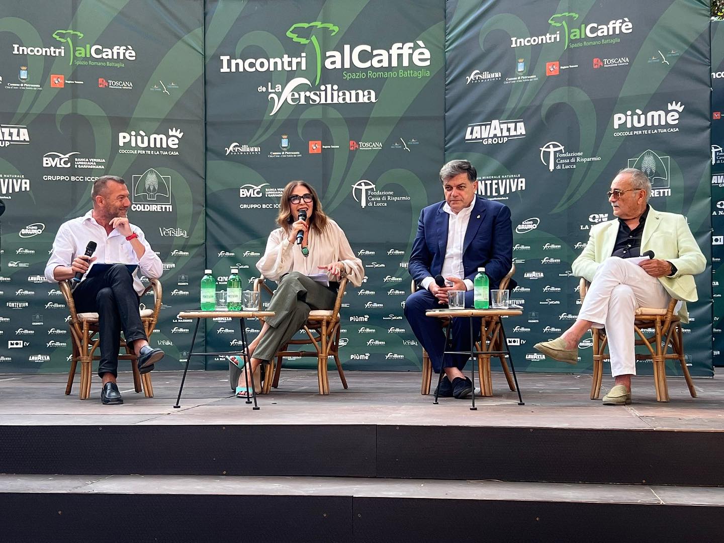 Il Ministro del Turismo Daniela Santanchè alla Versiliana