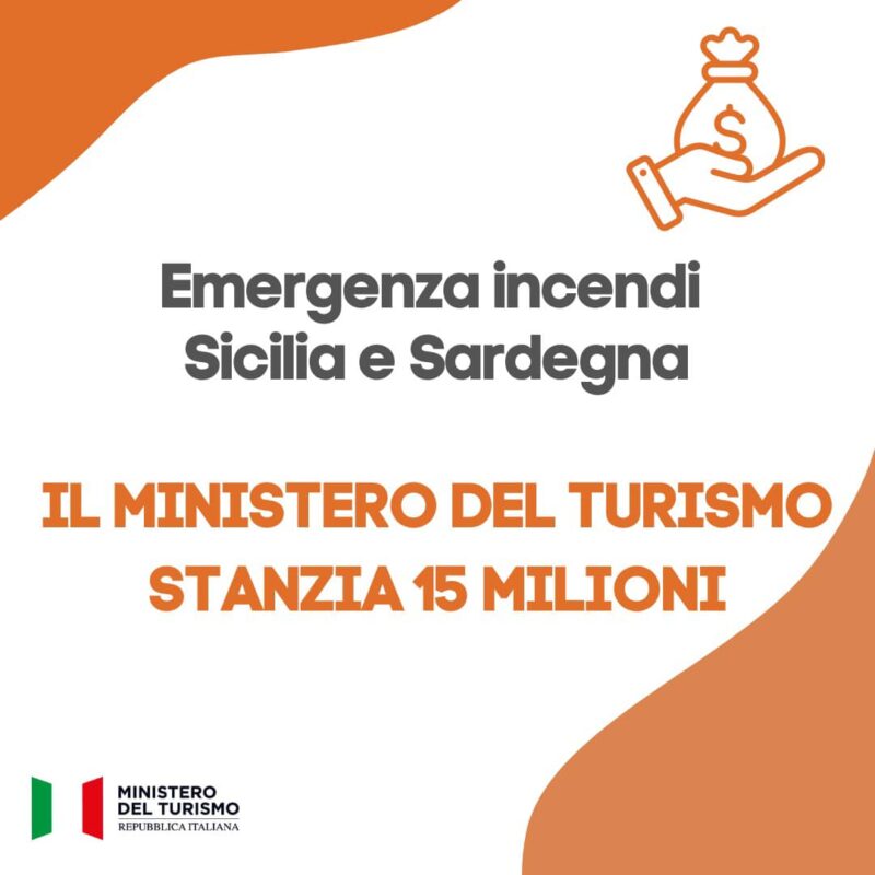 Emergenza incendi, Santanchè: In Cdm ampliato lo stanziamento da 10 a 15 milioni per turisti e operatori di Sicilia e Sardegna