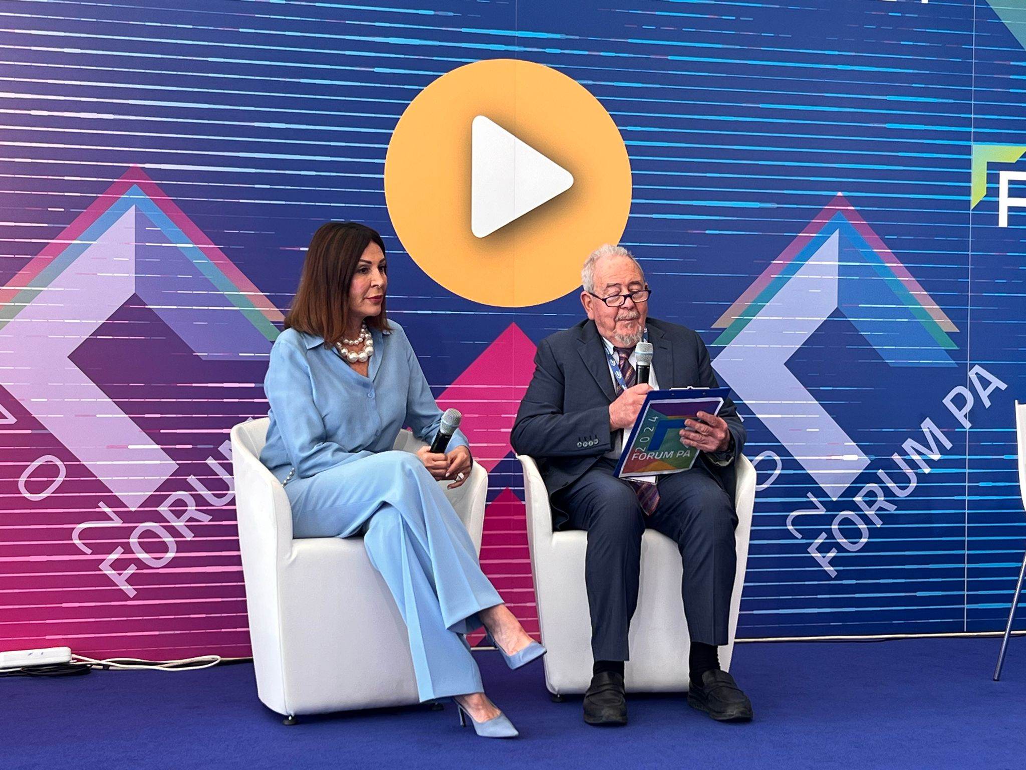 Intervista al ministro Daniela Santanchè al Forum PA 2024