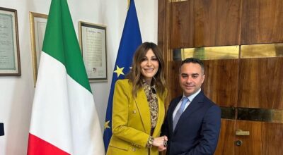 Il ministro Daniela Santanchè ha incontrato il sindaco di Lampedusa Filippo  Mannino