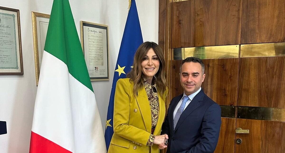 Il ministro Daniela Santanchè ha incontrato il sindaco di Lampedusa Filippo  Mannino