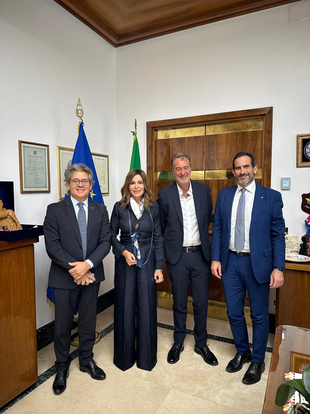 Il Ministro Daniela Santanchè incontra il Presidente Acampora