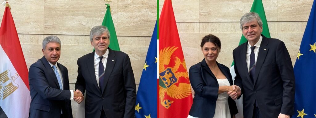 Turismo, doppio bilaterale a Roma: il ministro Gianmarco Mazzi incontra gli omologhi di Egitto e Montenegro